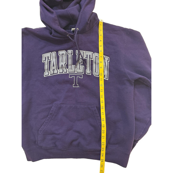 Tarleton State Texans Hoodie Sweatshirt Mens Medium Purple NCAA College Pullover - Picture 5 of 8